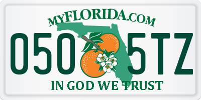 FL license plate 0505TZ