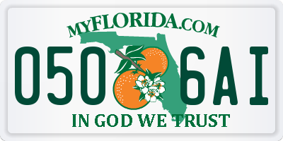 FL license plate 0506AI