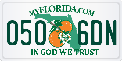 FL license plate 0506DN