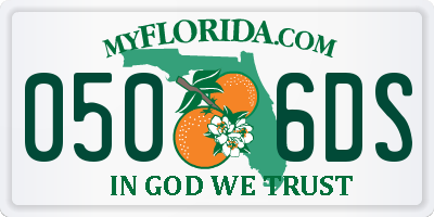 FL license plate 0506DS