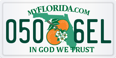FL license plate 0506EL