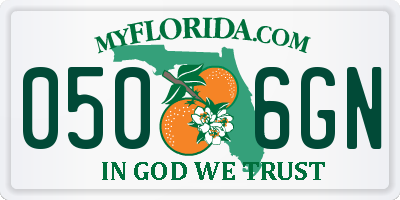 FL license plate 0506GN