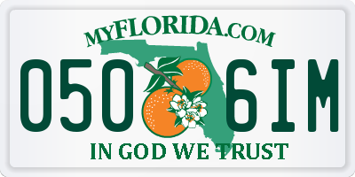FL license plate 0506IM