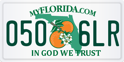FL license plate 0506LR