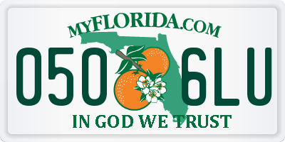 FL license plate 0506LU