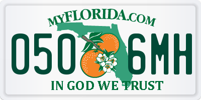 FL license plate 0506MH