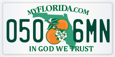 FL license plate 0506MN