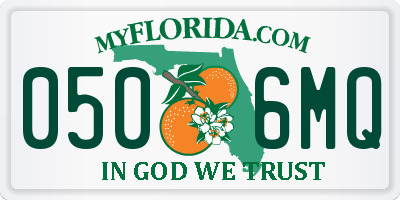 FL license plate 0506MQ