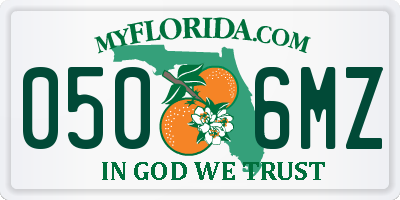 FL license plate 0506MZ