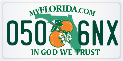 FL license plate 0506NX