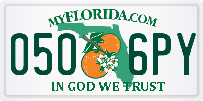 FL license plate 0506PY
