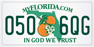 FL license plate 0506QG