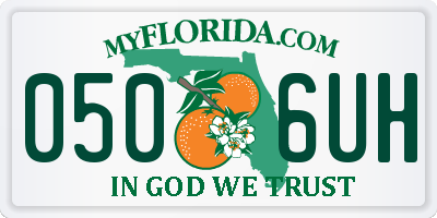 FL license plate 0506UH