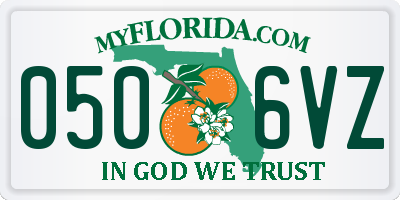FL license plate 0506VZ