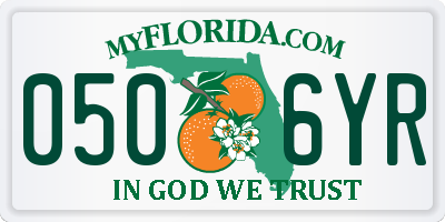 FL license plate 0506YR