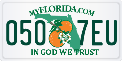 FL license plate 0507EU