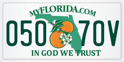 FL license plate 0507OV