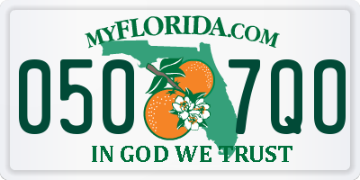FL license plate 0507QO