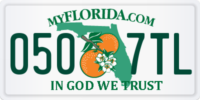 FL license plate 0507TL