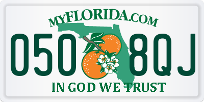 FL license plate 0508QJ