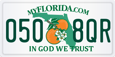 FL license plate 0508QR