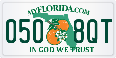 FL license plate 0508QT