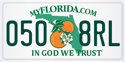 FL license plate 0508RL