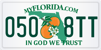 FL license plate 0508TT