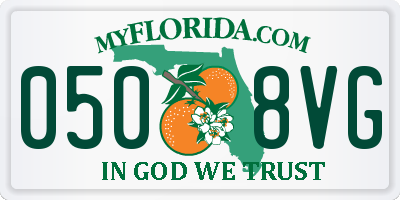 FL license plate 0508VG