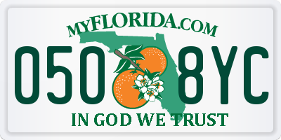 FL license plate 0508YC