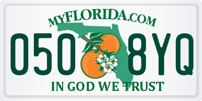 FL license plate 0508YQ