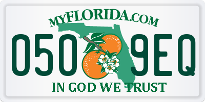 FL license plate 0509EQ
