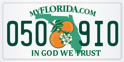FL license plate 0509IO