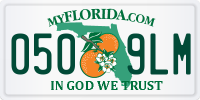 FL license plate 0509LM