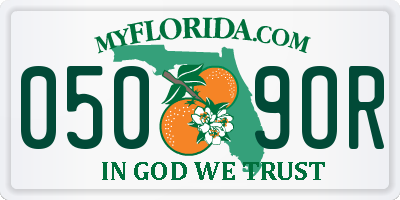 FL license plate 0509OR