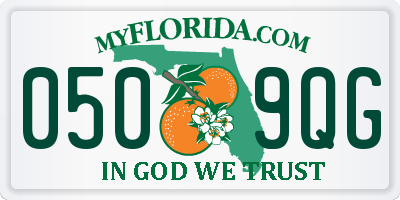 FL license plate 0509QG