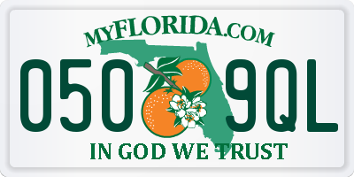 FL license plate 0509QL