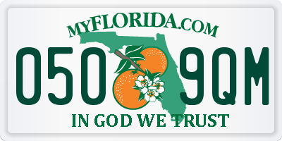 FL license plate 0509QM