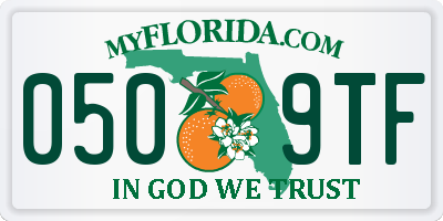 FL license plate 0509TF