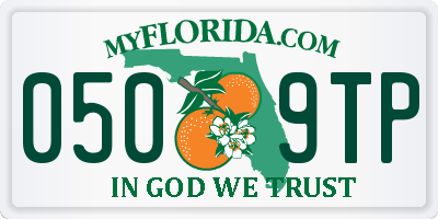 FL license plate 0509TP