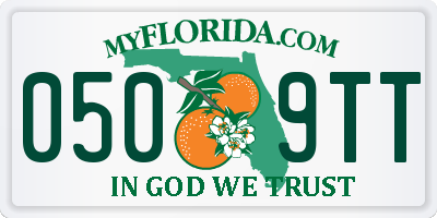 FL license plate 0509TT