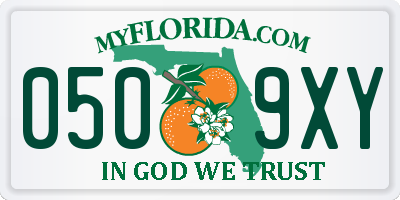 FL license plate 0509XY
