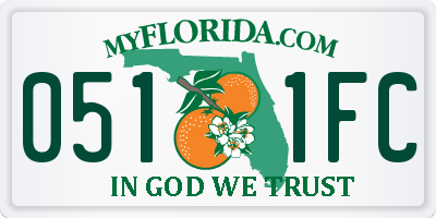 FL license plate 0511FC