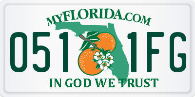 FL license plate 0511FG