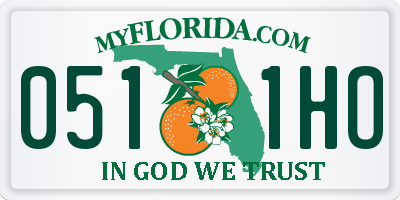 FL license plate 0511HO