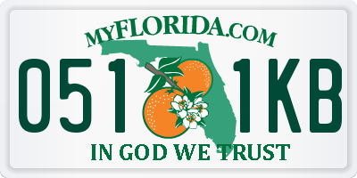 FL license plate 0511KB