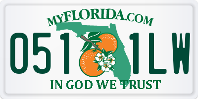 FL license plate 0511LW