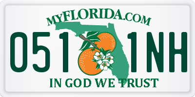 FL license plate 0511NH