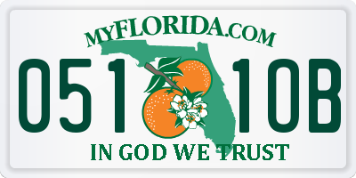 FL license plate 0511OB