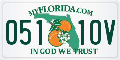 FL license plate 0511OV